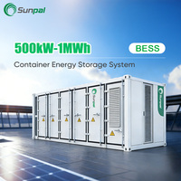 Batería de Contenedor de Alto Voltaje Sunpal 2MW 500KW 2000KW BESS Sistema de Almacenamiento de Energía Solar