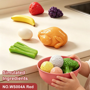 Frigorifero <span class=keywords><strong>Giocattolo</strong></span> Personalizzato per Bambini, Set Mini <span class=keywords><strong>Frigo</strong></span> con Accessori Alimentari Simulati - Product Image 5