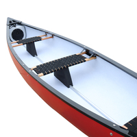Pagaie de pêche hybride personnalisable, 3 sièges en bois, haute qualité, jouet d'extérieur pour la mer, bateau, chine, 3 personnes, vente en gros