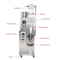 Machine de scellage alimentaire semi-automatique électrique 1-50g pour le remplissage de sachets d'arachides, l'emballage de capsules de café, les sacs en papier et en plastique