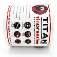 Étiquette personnalisée avec logo, autocollante, imperméable, en vinyle PP, pour produits dangereux, emballage de fûts, impression d'étiquettes