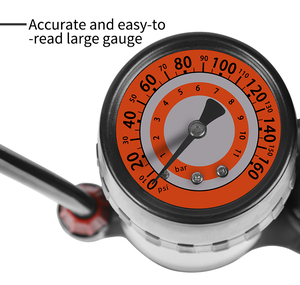 Inbike — pompe à Air haute pression pour vélo, 160psi, <span class=keywords><strong>Schrader</strong></span>/Presta, <span class=keywords><strong>Valve</strong></span> à main pour vtt et vélo de route, nouvelle collection - Product Image 5