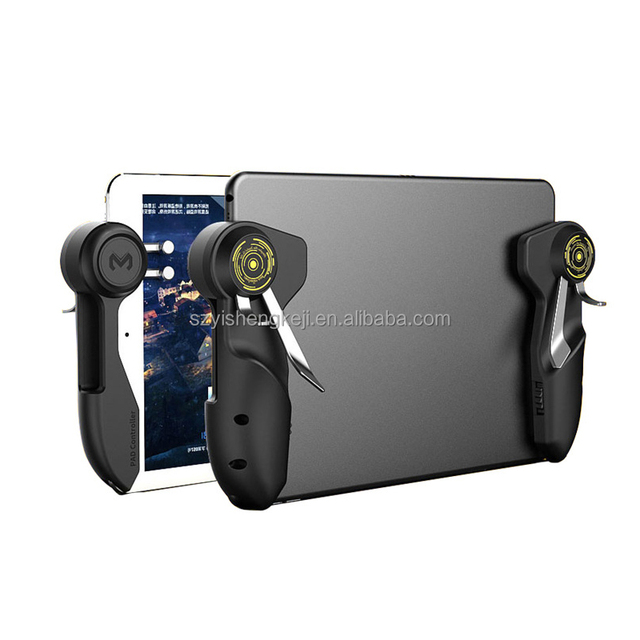 MEMO PAD6K 6 Finger Tablet Game Accessory Controller for Ipad Android Pad Aim Button L1R1 Shooter Gamepad PUBG Trigger Joystick