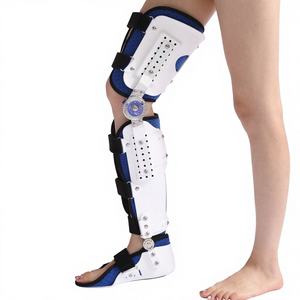 Vente directe d'usine de fixateur <span class=keywords><strong>externe</strong></span> pour fracture de l'articulation du genou, réglable, respirant, doublure ajustable, pour membre inférieur - Product Image 2