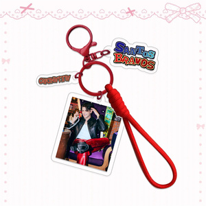 Llavero de Santos Bravos con capa gruesa de acrílico, colgante con foto HD de DREW, GABI, KENNETH, ALEJANDRO, cordón para fans, regalo. - Product Image 4