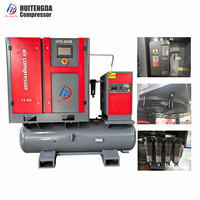 Nouveau modèle de compresseur à vis intégré 16 bars 15 kW en stock usine, compatible avec compresseur certifié CE ISO et sécheur
