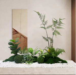 <span class=keywords><strong>Escalier</strong></span> paysager simulé <span class=keywords><strong>sous</strong></span> un paysage d'intérieur, coin salon, salle de thé, vitrine, aménagement intérieur - Product Image 2