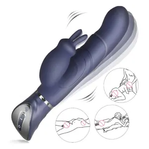 Vrouwelijke Dildo Vibrator Sex Toy Waterdichte Masturbators Konijn Vibrator Dual Vrouw Vagina G-Spot Dildo Vibrator Voor Koppels