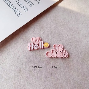 Dijes 3D de Zinc Impermeables Kawaii con Diseños de Lazo, Oso, Flor, Corazón y Estrella, Suministros para Manualidades y Estuches, para Pequeños Negocios, Venta al por Mayor, 10 unidades - Product Image 4
