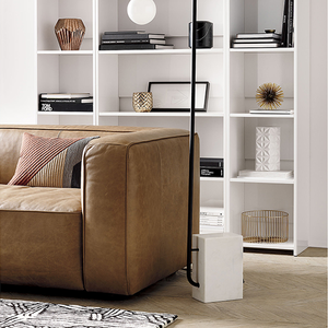 Bắc Âu nâu da ghế sofa cổ điển đau khổ chesterfield sofa cho Văn phòng Phòng chờ đợi phòng - Product Image 3