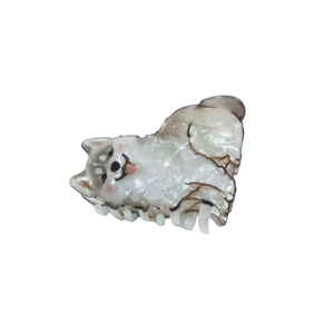 RTS-3 Nuevo Clip de Pelo <span class=keywords><strong>Grande</strong></span> y Bonito para Perros, Pinza de Pelo Tipo Tiburón Personalizada para Cola de Caballo, Accesorios para el Cabello para Samoyed, Corgi, Border Collie - Product Image 5