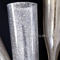 Gelas Plastik Sekali Pakai 6 oz dengan Glitter Emas untuk Flute Sampanye untuk Pernikahan, Natal & Ulang Tahun, Penggunaan Wine