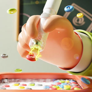 2025 çocuklar sıcak satış eğitim Doodle karikatür boncuk çizim kurulu oyuncak Mini mıknatıs Coloful boncuk çizim oyuncak - Product Image 3