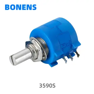 BONENS 3590S-2-103L 10k ohm Potenciómetro bobinado de alta precisión 3590S para equipos electrónicos
