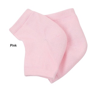 Gel Heel Anti-crack Socks Mesh Breathable Cotton Sock Cover Heel protection Half Silicone Heel Cover - Product Image 4