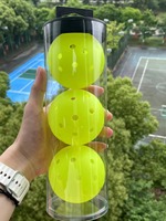 Balles de pickleball durables à 40 trous, balles de pickleball pour sports de plein air, norme USAPA, balles en plastique LDPE, balles de rotation de qualité X-40