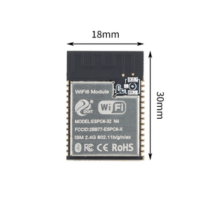 ESPC6-32E Wi-Fi 6 + Bluetooth 5.0 + <span class=keywords><strong>Zigbee</strong></span> 3.0 + konu modülü <span class=keywords><strong>ESP32</strong></span>-C6 modülü - Product Image 3