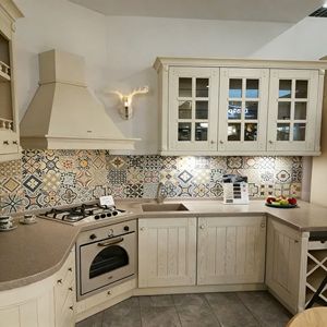 Gabinetes de Cocina de Madera de Estilo Versátil Personalizados BALOM con Encimera de Piedra Sinterizada, Duraderos, Directo de Fábrica - Product Image 1