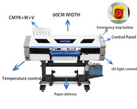 Impresora UV DTF HYCAN Nueva con Capacidad de 60 cm para Transferencia de Película AB en Vidrio/Metal/Plástico, Impresora de Etiquetas A1