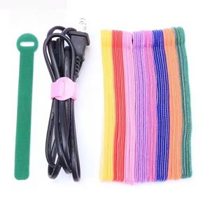 Sangles de fixation Velcro colorées vert jardin pour plantes, attaches auto-agrippantes en nylon et polyester pour câbles - Product Image 3