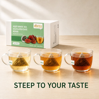 Fabrieksdirect Goji Berry Rode Dadel Witte Thee Piramide Thee Zakjes Zonder Toegevoegde Suiker Natuurlijk Laag Cafeïnegehalte Kruidenthee Groothandel
