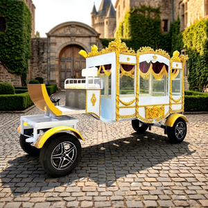 Vehículo Fúnebre Eléctrico de Cuatro Ruedas Clásico de Cristal, Coche Fúnebre, Carroza Fúnebre, Vehículo de Remolque para Funerales, de Gran Demanda - Product Image 1