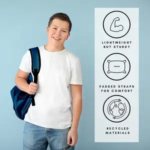 Genç kızlar ve erkekler için 17L dizüstü bölmesi sırt çantası okul sırt çantası
