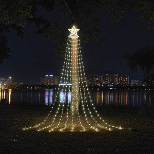 Bán buôn thiết kế sao 3.6M + 36L 3600K Pin Trắng ấm hoạt động dẫn ánh sáng giáng sinh chuỗi ánh sáng - Product Image 1