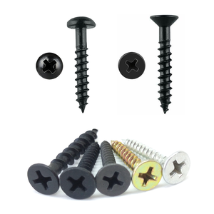 Vis autoperceuses à tête plate ovale métriques en acier inoxydable finition DIN pour plaques de plâtre et bois - Product Image 6