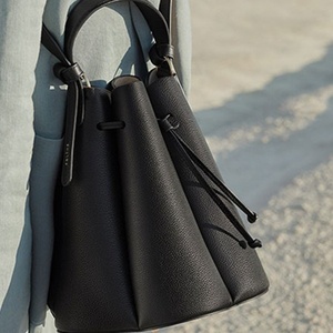 New Genuine Leather Women's <b>Bag</b> Shoulder Crossbody <b>Bag</b> with Handle, Bucket-shaped <b>Bag</b> with Floral Design, Stylish <b>Bag</b> - Product Image 2