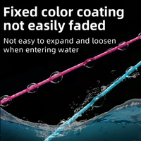 NOUVEAU YGKX Ligne de pêche tressée flottante 100% PE 12 brins 200m Multicolore Super résistante Multifilament Anti-morsure pour la pêche en lac et en rivière