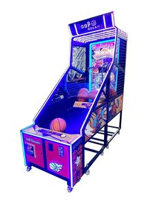 เครื่องเล่นบาสเก็ตบอลอาร์เคดคุณภาพสูง เกมที่เด็กและผู้ใหญ่สามารถเล่นร่วมกันได้ กีฬาในร่ม บาสเก็ตบอลสตรีท อุปกรณ์เกมอาร์เคดที่ทนทาน - Product Image 4