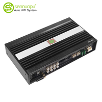 Amplificateur de signal numérique 4 canaux de classe AB HiFi-X12 6x75W+2x120W pour audio de voiture avec DSP intégré