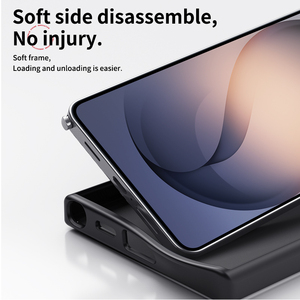 Nueva Funda Magnética Rígida con Soporte y Textura de Fibra de Carbono para Carga Inalámbrica para <span class=keywords><strong>Samsung</strong></span> S26 Ultra S25 Plus S24 S23 <span class=keywords><strong>S22</strong></span> - Product Image 5