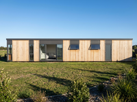 Maisonnette en structure acier préfabriquée avec kit de panneaux sandwich en kit plat pour ferme, bureau de jardin ou maison d'hôtes de 40 pieds