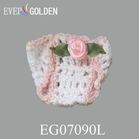 5x5cm Mini Gehäkelte 100% Baumwolle Rosa Windel-Gastgeschenke für Babyparty & Diwali - Die Niedlichste Art, den Babynamen zu Offenbaren
