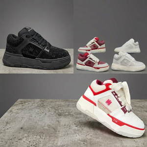 <b>Height</b> <b>Increasing</b> Sporty Casual H-Top <b>Shoes</b> Fashion Trend Perforated Shock Embossed Logo Leather Upper Mesh Lining Rubber - Product Image 3