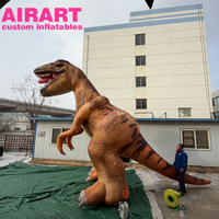 Dinosaures gonflables réalistes, décoration de zoo, dinosaure gonflable Tyrannosaurus Rex pour la publicité
