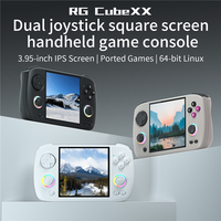 Consola de juegos ANBERNIC RG CUBEXX inalámbrica WIFI pantalla IPS de 3,95 pulgadas 32GB TF Linux 64-bit PSP PS1 consola de juegos de simulador múltiple