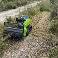 Tondeuse robot télécommandée 12HP à essence avec broyeur pour chemins forestiers SNP-800