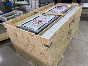 Opek 2 đầu máy thêu máy tính máy vi tính công nghiệp mũ áo thun may mũ phẳng hai đầu máy thêu - Product Image 5