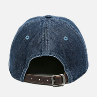 Casquette Snapback en Denim Personnalisée à 6 Panneaux, Visière Plate, Style Streetwear Vintage, Casquette de Baseball Homme Femme Réglable Hip Hop Rétro Gorras