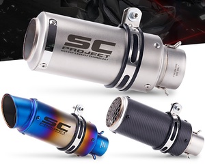 Tubo di scarico modificato per moto SC tubo di scarico cilindrico per CF250SR Z900 DUKE390 R6 R1 <span class=keywords><strong>R3</strong></span> - Product Image 5