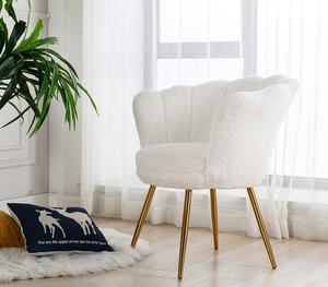 2023 hôtel de luxe blanc salon <span class=keywords><strong>petit</strong></span> <span class=keywords><strong>fauteuil</strong></span> pour chambre en attente pivotant facile nordique chaise en peluche tissu moderne teddy canapé chaise - Product Image 6
