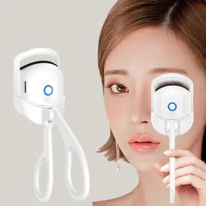 Penjualan laris penjepit bulu mata elektrik portabel Mini alat Makeup kecantikan dapat diisi ulang USB pengeriting bulu mata