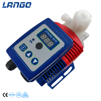 Pompe doseuse à solénoïde à diaphragme PTFE manuelle EP-C35FR avec affichage LED de la fréquence de fonctionnement pour la dosage de fluides corrosifs en laboratoire