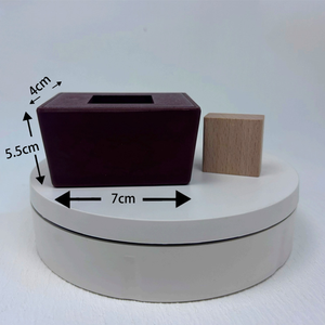 Nueva caja de rompecabezas portátil 3D de madera para niños en edad preescolar, 3 diseños en T, Forma cuadrada redonda, rompecabezas a juego, juguete de entrenamiento de imaginación espacial - Product Image 5