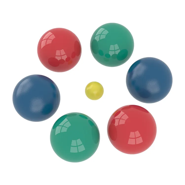 10 jeux de boules en bois de haute qualité personnalisées, grand jardin d'extérieur, Set de balles en bois, pour cour