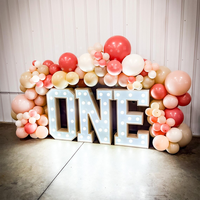 Vente en gros Supports en métal pour LED 3 pieds 4 pieds 5 pieds Grand chapiteau géant lumineux Lettres d'amour pour les décorations de mariage Événement