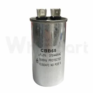 CBB65 370/440V 50/60HZ 25 فائق التوهج البديل الأمثل ل مكثف التي احترقت في ضاغط الهواء.